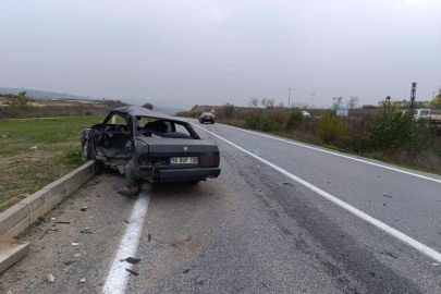 Bursa'da trafik kazası: 1 ölü, 2 yaralı