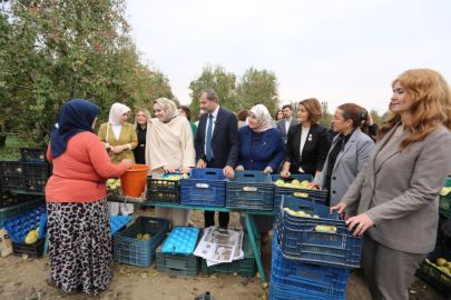 Topuklu iş kadınları ile şalvarlı köylü kadınları aynı tarlada