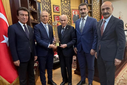 Türkiye Bisiklet Federasyonu’ndan MHP Genel Başkanı Devlet Bahçeli’ye ziyaret
