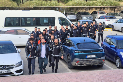Suç örgütü operasyonunda 10 gözaltı