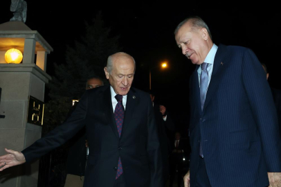 Cumhurbaşkanı Erdoğan, MHP Lideri Bahçeli ile bir araya geldi