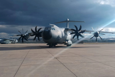 Gürcistan'da şehit düşen 20 askerin naaşlarını taşıyan uçak Türkiye'ye hareket etti