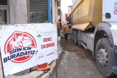 Osmangazi’de eski asfaltlar yenileniyor