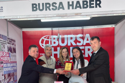 Bursa Haber Gazetesi'ne Fuara Katkı Plaketi...