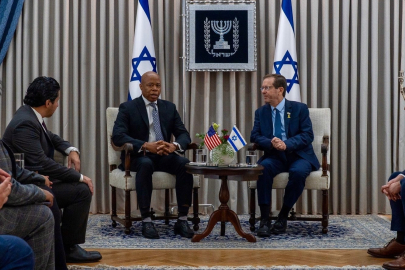 New York Belediye Başkanı Adams, İsrail Cumhurbaşkanı Herzog ile görüştü