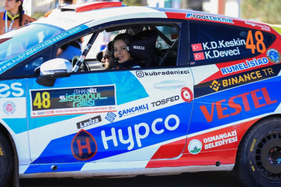 Osmangazi'nin gururu İstanbul Rallisi'nde podyuma çıktı