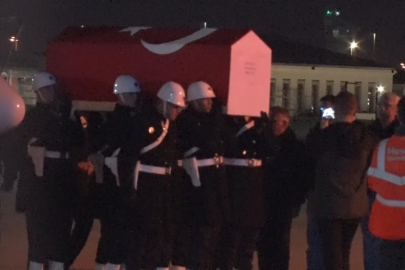 Şehit pilot Hasan Bahar'ın naaşı Türkiye'ye getirildi