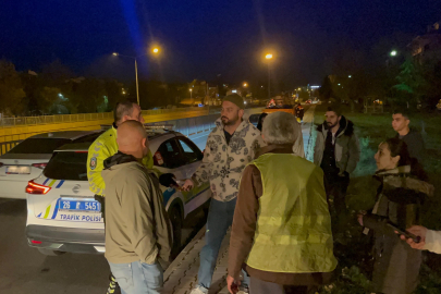 Alkollü aday sürücü polisten kaçarken yaptığı kazada yakayı ele verdi