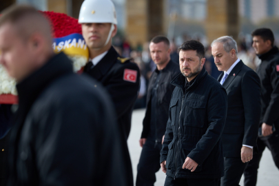 Ukrayna Devlet Başkanı Zelenskiy Anıtkabir’de