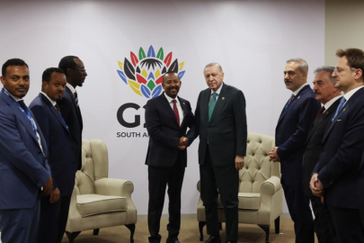Cumhurbaşkanı Erdoğan, Etiyopya Başbakanı Ali'yi kabul etti