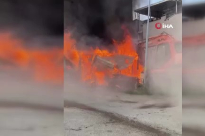 Bursa'da baraka yangını paniğe neden oldu