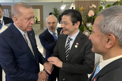 Cumhurbaşkanı Erdoğan, Singapur Başbakanı Wong’u kabul etti