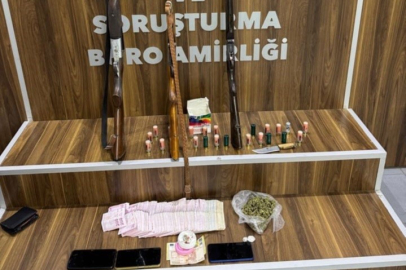 Hayvan damına uyuşturucu baskını