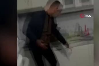 Firari şahıs mutfak dolabından çıktı