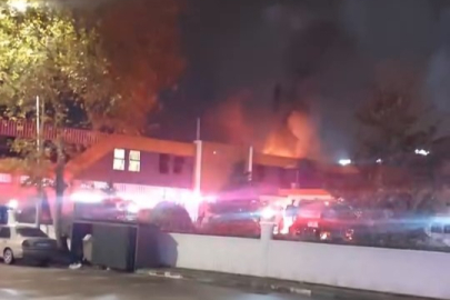 Kestel'de fabrika yangını paniğe neden oldu