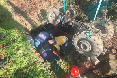 Bursa'da traktör altında can pazarı