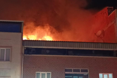 Bursa'da iki katlı evde çatı yangını korkuttu