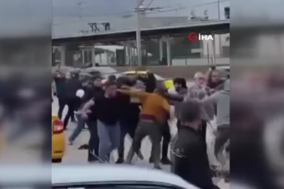 Bursa’da savaşı andıran kavga kamerada