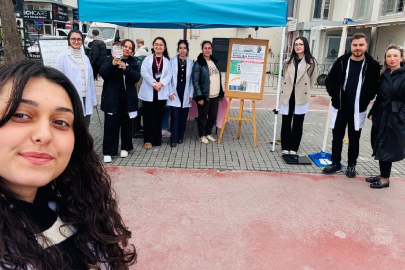 Mudanya Üniversitesi öğrencileri sağlık için seferber oldu