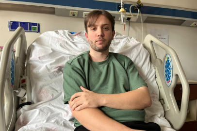 Felç kalan genç sürücüye hasta yatağında ikinci şok