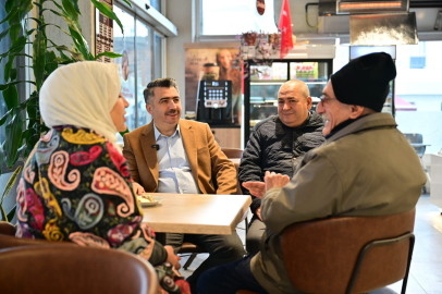 Başkan Yılmaz'dan komşu ziyareti