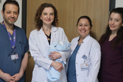 Bursa Şehir Hastanesi Tüp Bebek Merkezi'nde ilk bebek dünyaya geldi