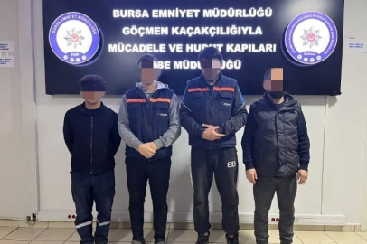 Bursa'da düzensiz göçmen denetimi