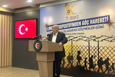 HAK-İŞ Başkanı: "Göçmen hakları için mücadeleye devam"