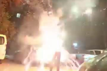 Patlattığı havai fişekler sonu oluyordu