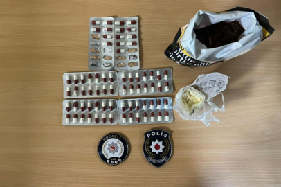3 kişinin üstünde 71 sentetik ecza hap ele geçirildi