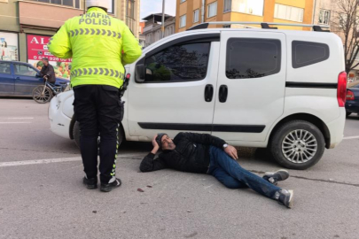 Bursa'da 5 dakikada önce taburcu oldu kazada yaralandı