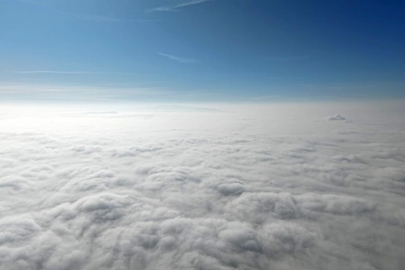 Kırıkkale sisle kaplandı, manzara dronla görüntülendi