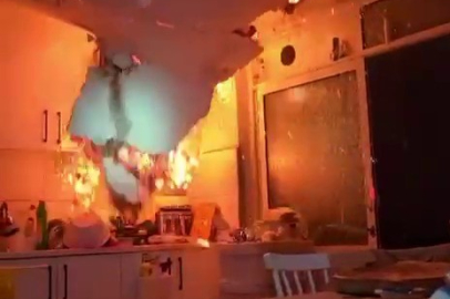 Bursa'da itfaiyeciler facianın eşiğinden döndü