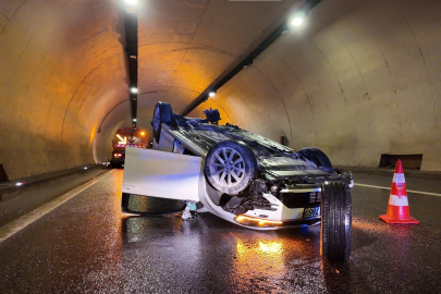 Sağanak yağış kazayı beraberinde getirdi