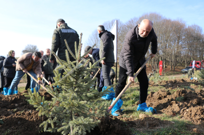 Bolu'da otel faciasında yaşamını yitiren 78 kişi için hatıra ormanı
