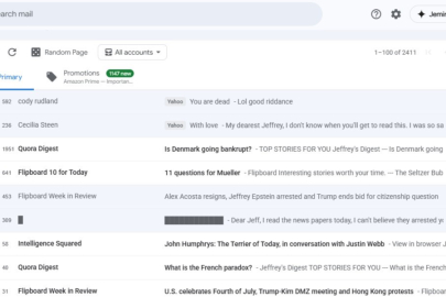 Epstein'e ait e-posta yazışmaları dijital arayüzle erişime açıldı