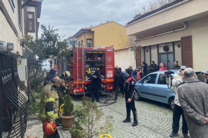 Bursa'da korkutan ev yangını...