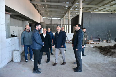 Piremir Gençlik ve Spor Merkezi'inde çalışmalar devam ediyor
