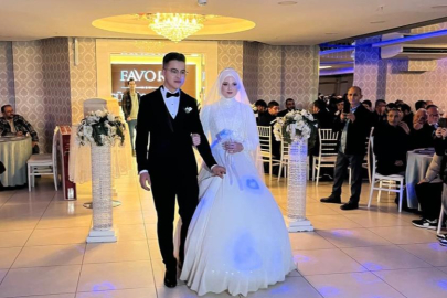 Bursa'da sosyal medyada gündem olan çift dünyaevine girdi