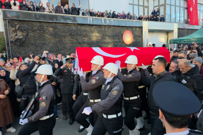 DEAŞ operasyonunda şehit olan polis memuru memleketinde toprağa verildi