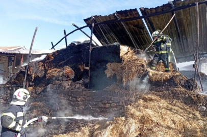 Samanlıkta çıkan yangın korku yaşattı