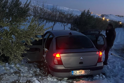 Otomobil şarampole girdi: 2 yaralı