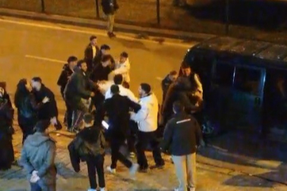 Asker eğlencesinde yumruklar havada uçuştu