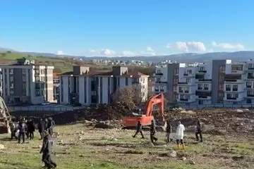 Bursa'da inşaat sahasında patlama kontrolden çıktı