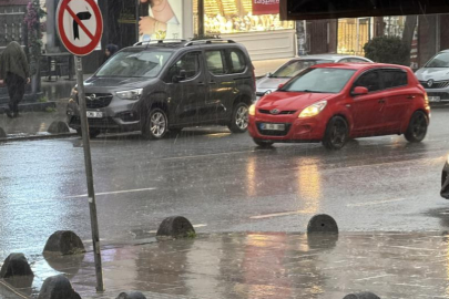 Fırtına ve kar uyarılarının ardından Arnavutköy’de yağış başladı