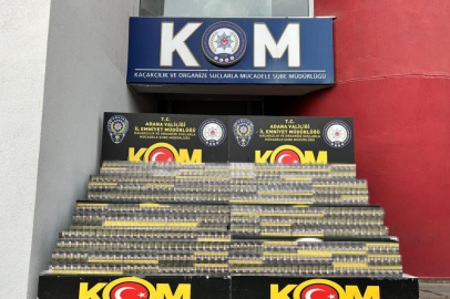 Otomobilden 10 bin paket kaçak sigara çıktı: 2 kişi tutuklandı