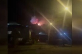 Bungalovda çıkan yangın paniğe neden oldu