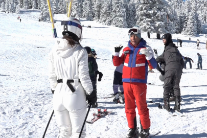 Uludağ'da sömestr hareketliliği zirveye çıktı