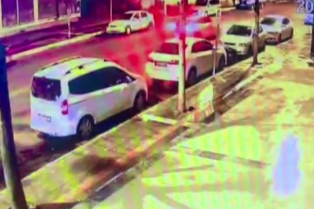 Trafik kazası güvenlik kamerasına yansıdı