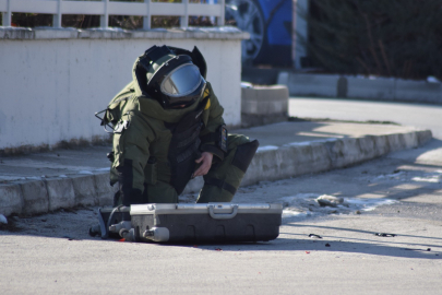 Fünye ile patlatılan valiz boş çıktı